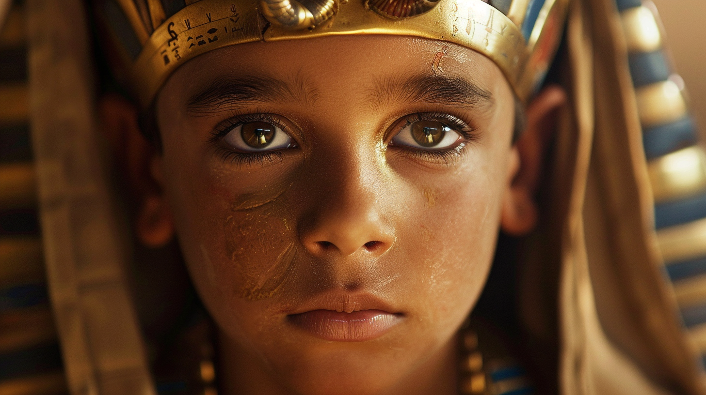 how old was king tut when he got married: up close of the boy king tut