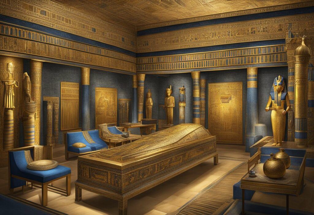 The tomb of Tutankhamun is revealed, filled with treasures and artifacts. The discovery captivates the world with its historical significance